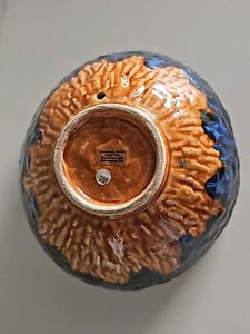 Ceramic Coral Serving Bowl