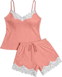 Cozy Pink Ribbed Night Suit festival sale