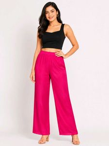 Vibrant Pink Palazzo Pants