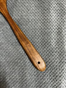 Premium Pure Handmade Wooden Brown Skimmer Spoon