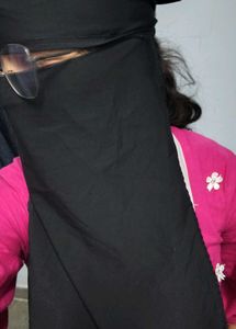 Black niqab parda burkha abaya women 2 combo