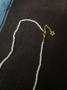 Beaded Necklace with Star Charm