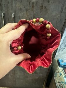 Designer Brocade Potli Bag Festive Statement Pie