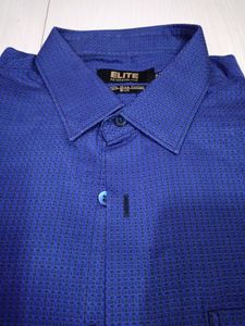 Blue Cotton Shirt