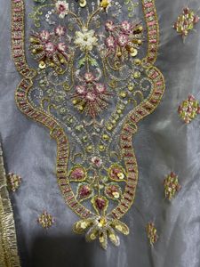 Embroidered Kurta Set with Dupatta