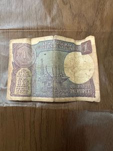 Vintage ₹1 Indian Banknote – Original