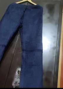 Navy Blue Winter Lower Pyjama For 30 Waist