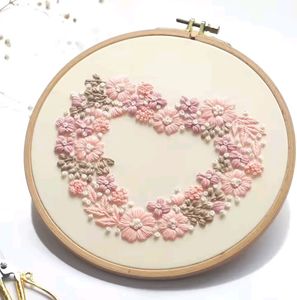 Pastel Heart Hoop