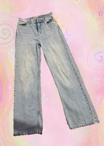 Light Wash Wide Leg Jeans