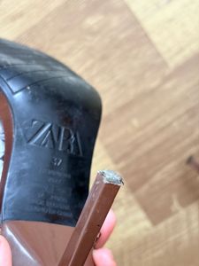Zara beaded strappy heels