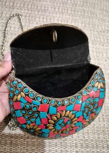 Vintage Mosaic Clutch Bag