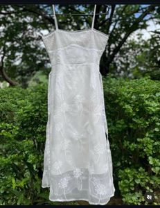 Y2K white dress