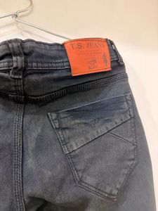 Ts Men's Black Denim Shorts