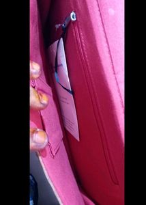 Stylish Red &amp; Brown Clutch
