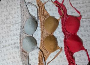Set of 3 Padded Bras