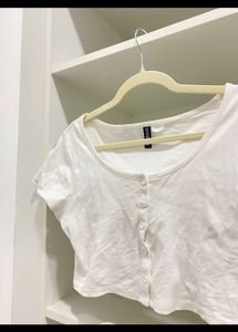 H&amp;M Jersey Crop Top