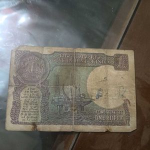 one rupee old note
