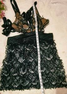 very sexy backless partywear dress