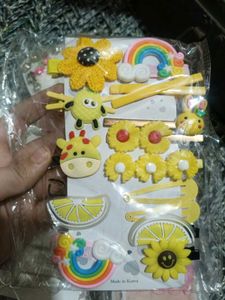 Cute Bunny Hair Clips Set