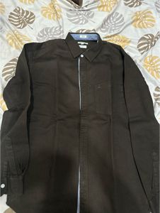 Benetton Brown Long Sleeve Shirt