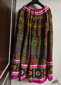 Vibrant Embroidered Ethnic Skirt