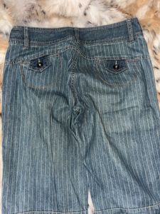 it girl low waist y2k Striped Flare Leg Jeans