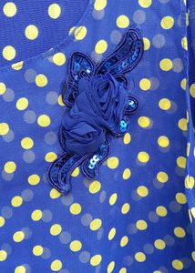 Chic Polka Dot Ruffle Top