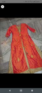 Cort model umbrella gown