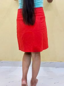 Coral Mini Skirt