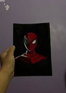 Handmade Spiderman Art
