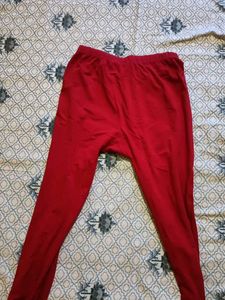 Vibrant Red Salwar Pants