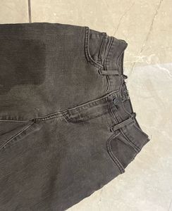 Dark Wash High-Rise Straight Leg Jeans