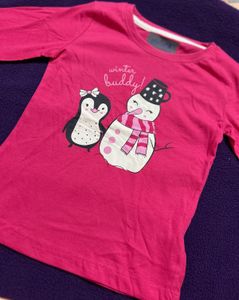 Pink Tee For Baby Girls