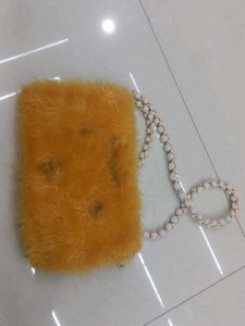 Chic Faux Fur Crossbody Bag