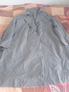 Chic Light Blue Trench Coat
