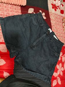 Dark Wash Denim Shorts