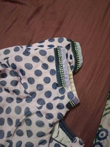 Elegant Printed Saree with Blouse