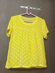 Yellow Polka Dot Top