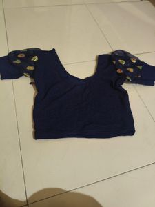 Elegant Blouse with Embellished Sleeves