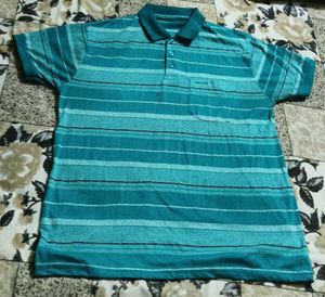 Men's Striped Polo T-Shirt