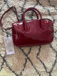 Chic Cherry Red Sling Bag