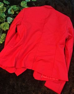 Chic Coral Blazer