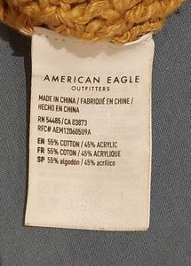 American Eagle Crochet Crop Top