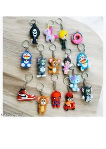 Cute Cartoon Character Keychains pack of 10