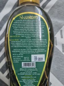 Shaastram Hair Oil with Amla &amp; Muethi