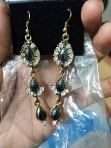 Long Diamond Earrings