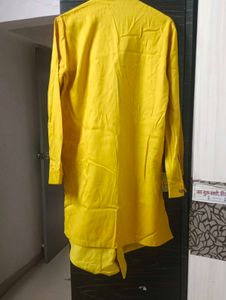 wedding partywear yellow kurta size 38