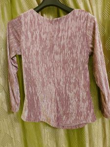 Sparkly Pink Party Top