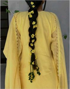 Floral Braided Hair Accessory