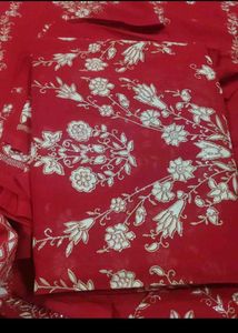 Beautiful Red Embroidered dress